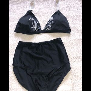 NWOT High-Waisted Bathing Suit